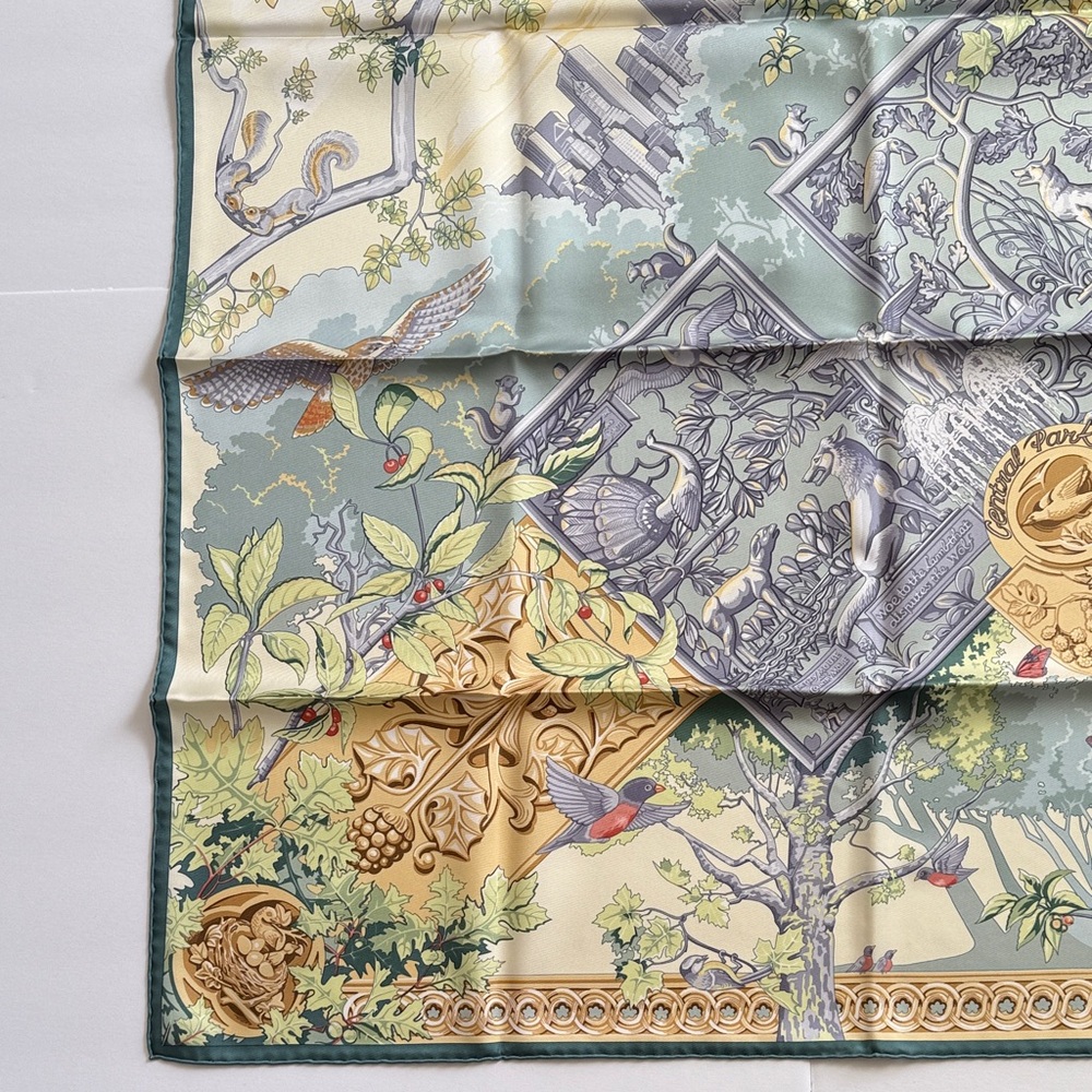 Hermes Central Park Conservancy Limited Edition Scarf 90 (extremely rare) - Picture 6 of 11
